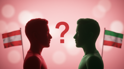 Silhouettes couple avec point d'interrogation, trend test relation TikTok